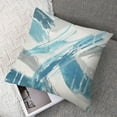 thumbnail image 7 of nygtbtfer  Throw Pillow Cases Pack of 2 Cozy Fleece Two-Tone Abstract Feather Decorative Cushion Covers for Couch Bed Sofa Farmhouse Decoration Smoke Blue Grey White, 7 of 7