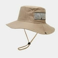 thumbnail image 3 of Breathable Wide Brim Boonie Hat Outdoor Mesh Cap For Travel Fishing, 3 of 5