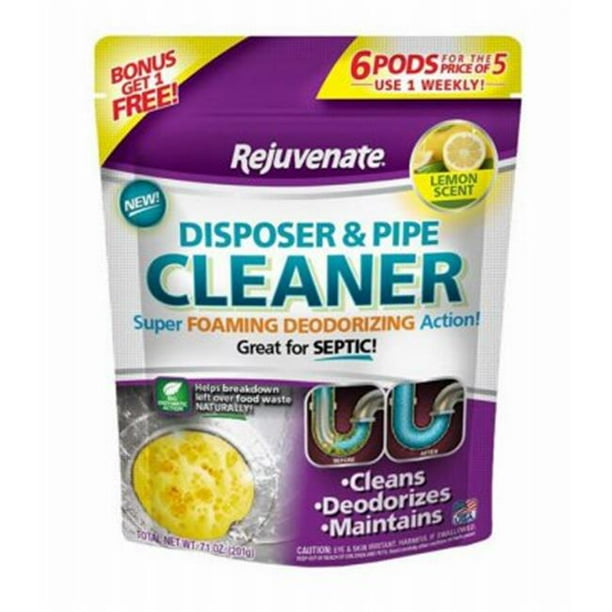 For Life Products 245004 Garbage Disposal Pods Lemon, Pack of 6
