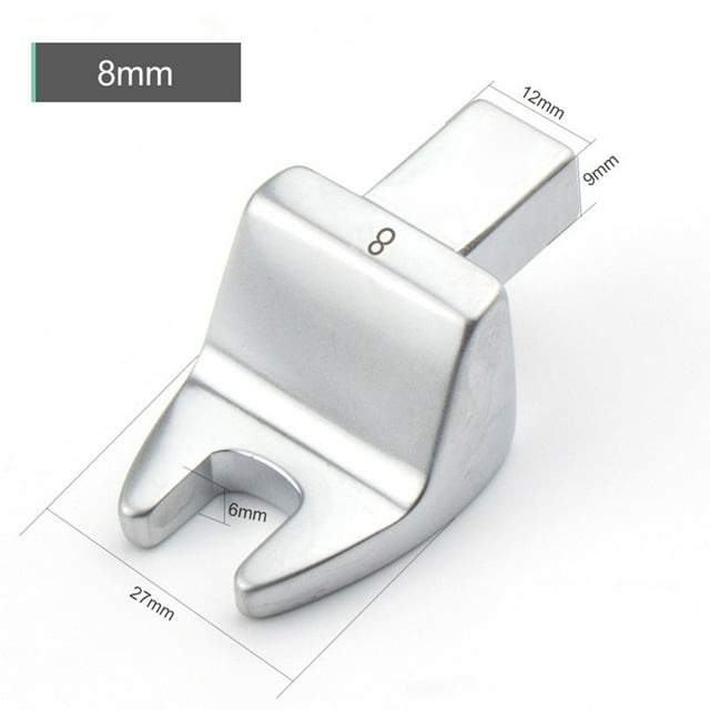 Clé à Douille Ouverte Clé à Couple 9X12mm Clé d'Insertion 8-32mm 8mm