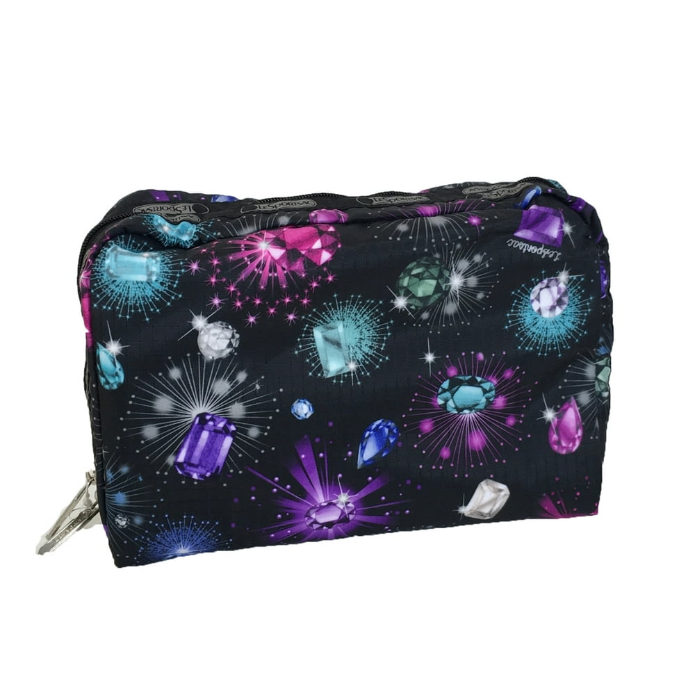 LeSportsac Extra Large Rectangular Cosmetic Case, Diamonds In The Sky