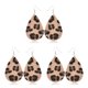 thumbnail image 3 of Sonducket 1 par de pendientes con estampado de leopardo geométrico de piel sintética adornos de joyería de moda accesorio de moda para mujeres y niñas Type1 NO1 Sonducket CBP233689, 3 of 6