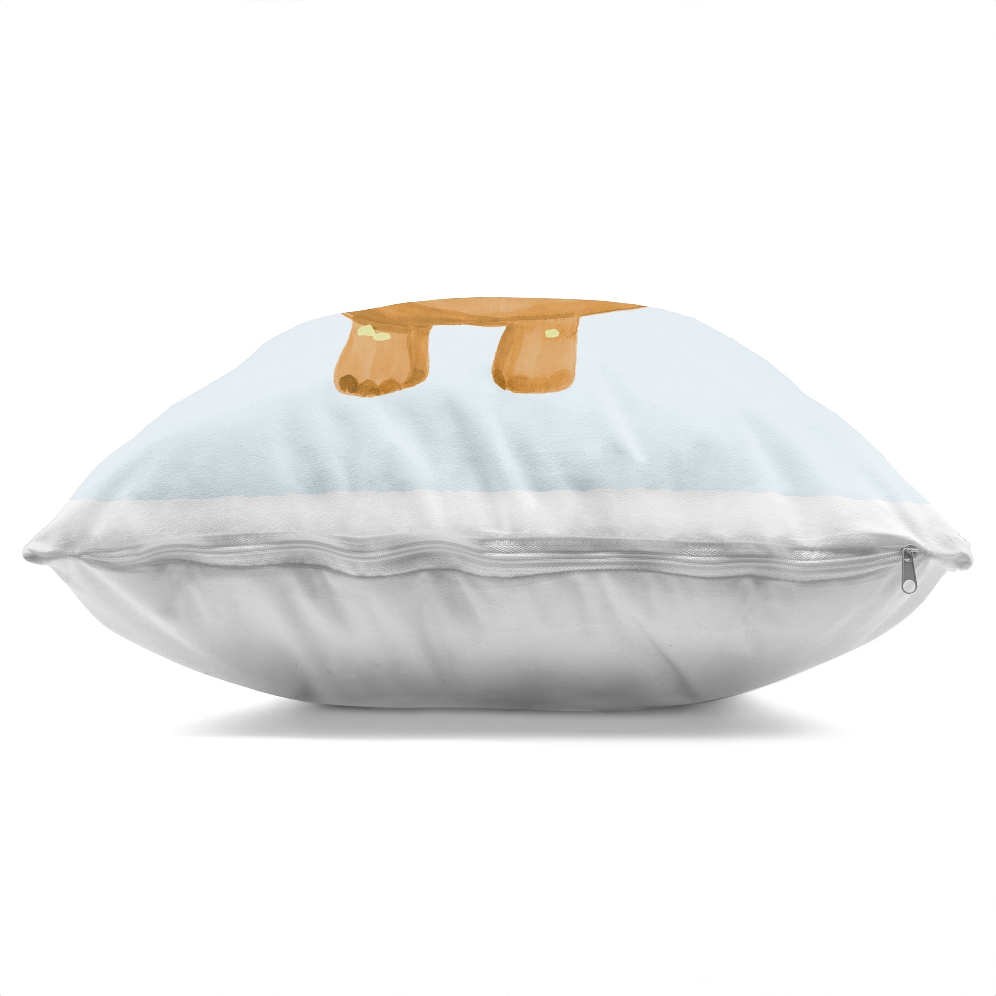 Stupell Industries Baby Dino Playing Tennis Decorative Printed Throw Pillow, design by Lucille Price