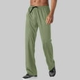 thumbnail image 2 of GuangCheng George Mens Joggers Drawstring Loose Fit Soft Brathable Athletic Pants with Pockets,Size:L, 2 of 9