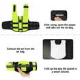 thumbnail image 3 of PETLESO Dog Life Jacket, Adjustable Dog Life Vest, Pet Lifesaver for Swimming, Adjustable Dog Lifesaver Swimsuit Preserver for Large Dogs (Fluor GREEN L), 3 of 6