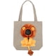 thumbnail image 1 of Bolsa de lona plegable para gatos, diseño de león en 3D, 1 of 5