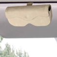 thumbnail image 1 of Soporte para gafas de en el interior del coche, bolsa de almacenamiento, bolsillo para la visera del coche, organizador universal de accesorios Beige, 1 of 8