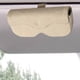 thumbnail image 1 of Organizador de gafas de para visera de coche, soporte para anteojos, fácil instalación, bolsa de almacenamiento, accesorio interior universal Beige, 1 of 8
