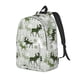 thumbnail image 1 of Balery green plaid Moose tree Mochila Clásica Impresa Básica para Viaje, Mochila Escolar Resistente al Agua, Mochila de Lona con Correas Ajustables-Small, 1 of 5