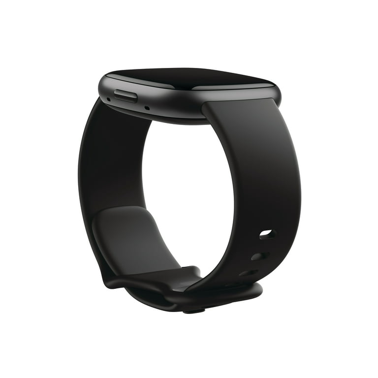 Fitbit FB523BKBK-US Aluminum Fitness Smartwatch - Black Versa 4