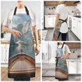 thumbnail image 2 of Yayeee Chief Kitchen Apron with Pockets for Cooking Water Resistant Unisex Adjustable Neck Strap, Wooden Boat, 2 of 7