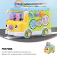 thumbnail image 2 of 1Pc Bus Shape Xylophone School Bus Toy Educational Playthings Xylophone Baby Toy, 2 of 7