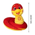 thumbnail image 2 of DAMAI Chinese New Year Snake Plush Animal Toys 2025 Lucky Snake Stuffed Plush Animals Mascot Snake Toys Chinese Zodiac Animals Snake Doll for New Year Home Car Decoration, 2 of 9