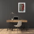 thumbnail image 3 of Dee Dee 11x14 White Modern Wood Framed Museum Art Print Titled - Cowboy, 3 of 4