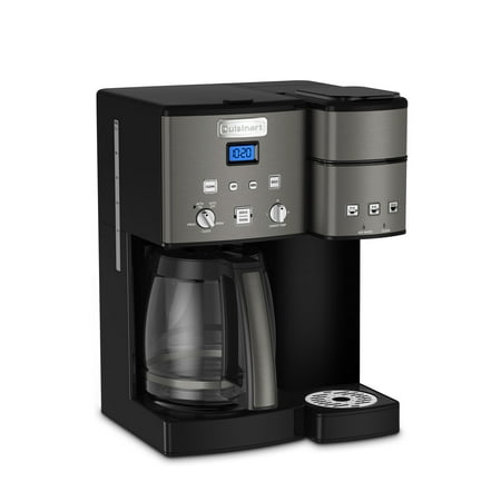 Cuisinart - Coffee Center 12-Cup Coffee Maker and Single Serve Brewer - Black Stainless