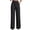 Black, variant on Womens Pants Wide Leg High Waisted Solid Hanging Straight Tube Temperament Wide Leg Suit Pants With Pockets Trousers with Pockets
