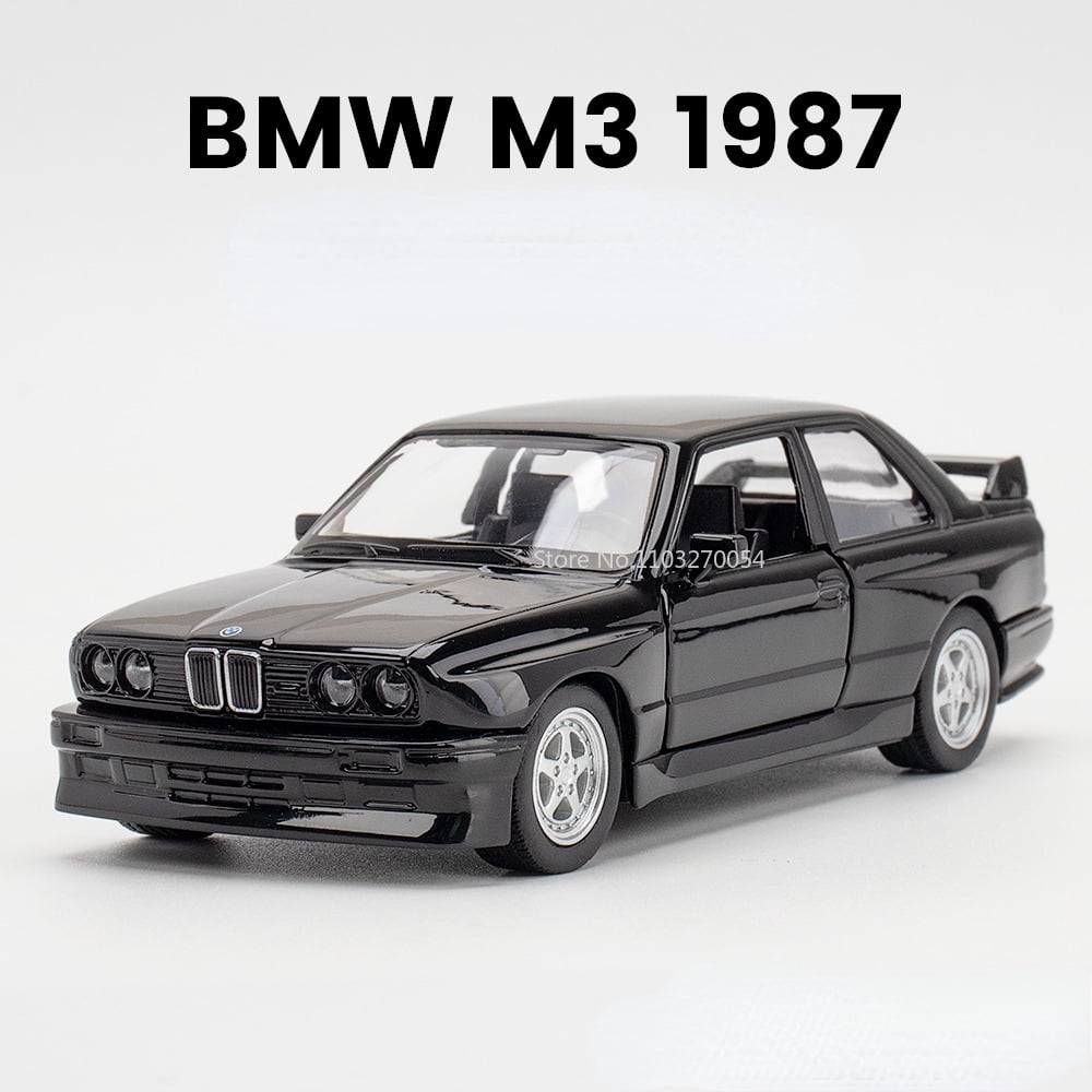 Scale 1/36 BMW M3 Alloy Model Toys Die Casting Alloy Model Door Can Be Opened Pull Back Toys Decorations Birthday Gift for Boy
