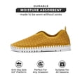 thumbnail image 5 of Project Cloud Slip On Sneakers Women Memory Foam Loafers Machine Wash Women Footwear - Lightweight Shoes for Women (Rose), 5 of 7