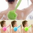 thumbnail image 2 of Back Scrubber for Shower, Loofah Long Handle Bath Body Brush, Soft Nylon Mesh Sponge On a Stick for Shower Men Women Kids Elderly, Exfoliating Scrub Cleaning Luffa for All Kinds of Skin(Green), 2 of 7