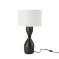 thumbnail image 4 of Black 19" Organic Wavy  Table Lamp - Nourison, 4 of 7