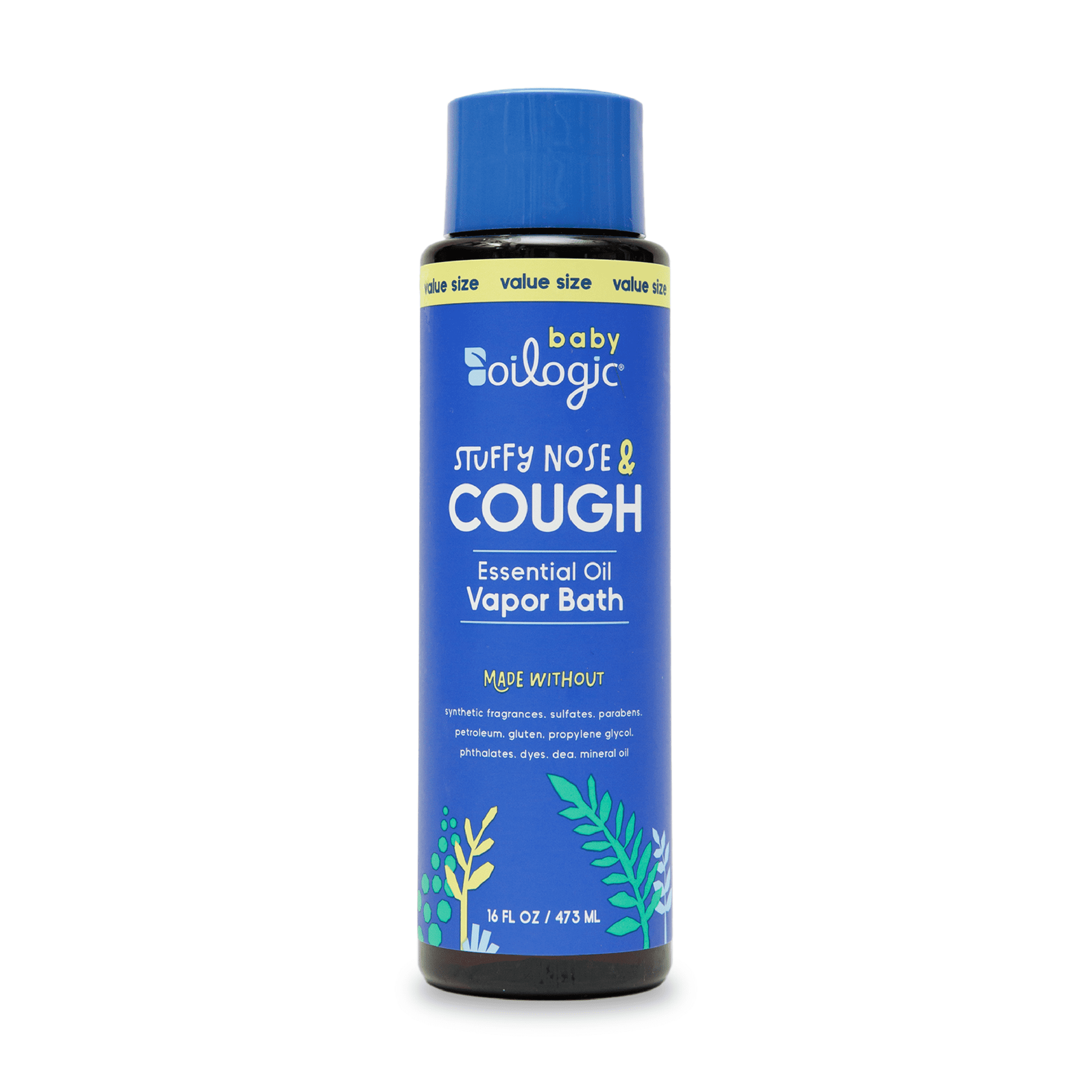 Stuffy Nose & Cough Vapor Bath Value Size, 16oz
