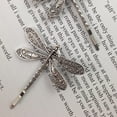 thumbnail image 4 of KRONDO Dragonfly Hair Clip Bobby Pins Hairpins Vintage Hair Clips Silver Color Headwear Styling Hairs Accessories for Girls Women and Nice Hairs Clips, 4 of 7