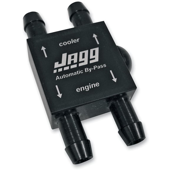 Jagg 4050 Automatic By-Pass Valve Built with Durable Anodized Billet Aluminum Construction, Compact In-Line Installation