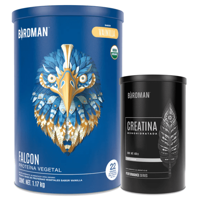 COMBO BIRDMAN FALCON 1.17 KG VAINILLA / CREATINA BIRDMAN 450 GR