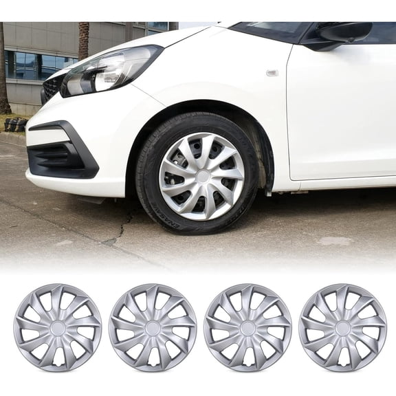 17" Set Of 4 Universal Wheel Covers & Hub Caps, PP Material, Lacquer