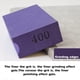 thumbnail image 5 of Generic Herramienta de pulido y rectificado de bordes de diamante para azulejos, esponja resistente, color morado 400#, ideal para acabados finos y lijado manual., 5 of 5
