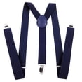 thumbnail image 2 of Dengjunhu Men Suspender Elastic Adjustable Y Back Metal Clip Slim Clothing Accessories High Tensile Solid Color Unisex Male Female Suspender for Daily Life, 2 of 7