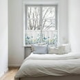 thumbnail image 4 of 36 Inch Long Tier Curtains for Kitchen, Daisy Butterfly Dragonfly Watercolor Bathroom Window Curtains Rod Pocket Short Curtains Window Treatment Tiers for Living Room Farmhouse 2 Panels, 4 of 5