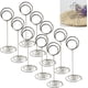 thumbnail image 1 of Portatarjetas para números de mesa, 10 piezas Portafotos de mesa Portafotos de mesa Clips para portafotos de alambre Soporte para fotos de notas para decoraciones de mesa de bodas y fiestas, 1 of 5