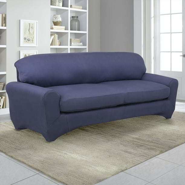 Serta Reversible Microsuede SpandexStretch Furniture Slipcovers, Box