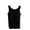 Black, variant on Kaemgyyd Womens Tops Soft Breathable Crew Neck Stretch Tee Summer Solid Color Sleeveless Layering Shirts Built-In Bra