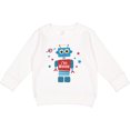 thumbnail image 2 of Inktastic Robot 3rd Birthday Toddler Sweatshirt, 2 of 4
