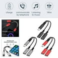 thumbnail image 4 of QHUDLV USB‑C Dual Splitter Adapter,Type‑C Headphone and Charging,Compact Converter, 4 of 9