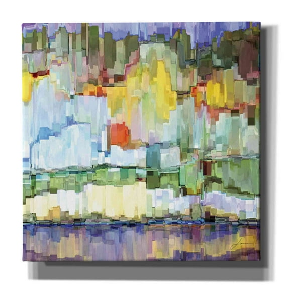 Epic Graffiti 'Glacier Bay IV' by James Burghardt, Canvas Wall Art, 26"x26"