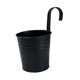 thumbnail image 5 of Maceta colgante para flores, contenedor para almacenar cebollas, con agujeros de drenaje, decorativa para exteriores. negro, 5 of 8
