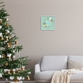 thumbnail image 2 of Stupell Industries Christmas By The Sea Wreath Holiday Painting White Framed Art Print Wall Art, 2 of 7
