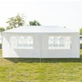 thumbnail image 3 of Zimtown 10'x20' Canopy Wedding Party Tent 4/6 Sidewalls with Windows Great for Outdoors, 3 of 10