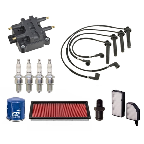 For 2004 Subaru Outback 2.5L California Emissions 90 Deg Spark Plug Wires 10pc