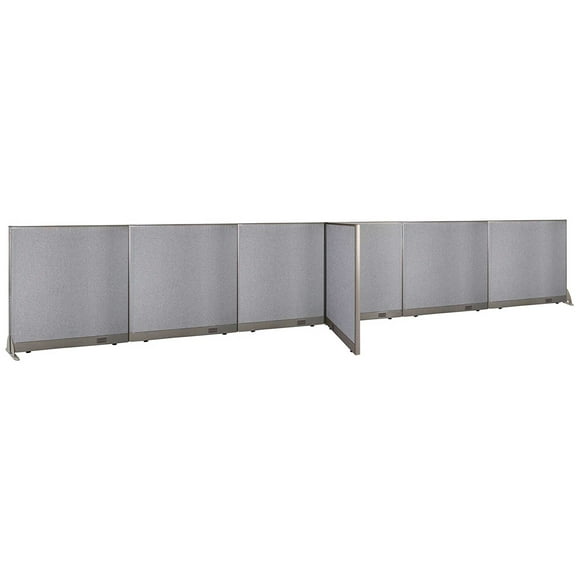 GOF T-shaped Freestanding Partition (36”D x 264”W x 48”H) Office Room Divider, Privacy Screen, Workstation Cubicle
