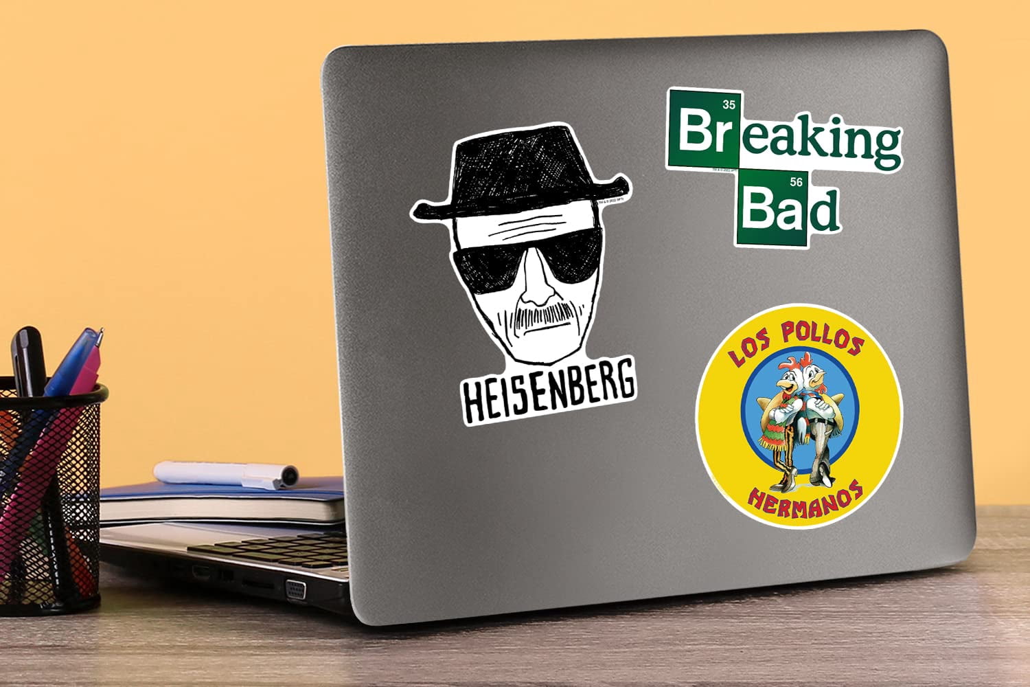 Breaking Bad 150 Count Vinyl Large Deluxe Stickers Variety Pack  Iconic TV Series Decals for Laptop, Water Bottle, Scrapbooking, Tablet, Indoor & Outdoor Use