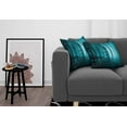 thumbnail image 3 of Ambesonne Teal Throw Pillow Cover 2 Pack, Foggy Dark Country Forest, 24", Teal, 3 of 5