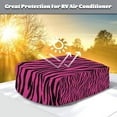 thumbnail image 2 of Zebra Print RV Air Conditioner Winter Cover Comfortable RV Air Conditioner Cover Heavy-Duty Essential RV Accessories for Men Women, 2 of 7