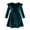 Army Green, variant on Toddler Baby Girls Velvet Dress Ruffle Long Sleeve A-line Casual Princess Party Dresses Playwear Fall Winter
