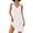 White, variant on Sleeveless Nightgown for Women Racerback Sleep Shirt Soft Nightshirt Summer Nightwear