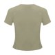 thumbnail image 5 of Camiseta de manga corta ajustada y moderna para mujer: corte ajustado y sexy, versátil con vaqueros/pantalones cortos, tejido suave para el verano, talla real, lavado en frío., 5 of 5