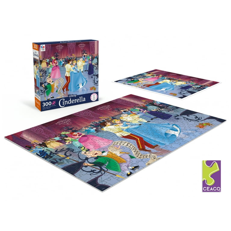 Ceaco 300-Piece Disney Cinderella Interlocking Jigsaw Puzzle